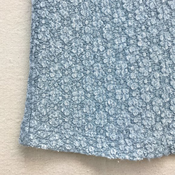 Clio Textured Career Top in Light Blue - Petite Medium - Picture 10 of 16